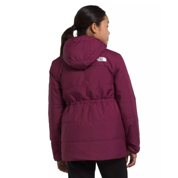 The North Face Kids Mossbud Reversible Parka Hooded Jacket Large 12 New $150 - Picture 11 of 17